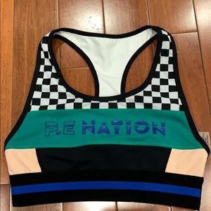 PE Nation Color Block Sports Bra
